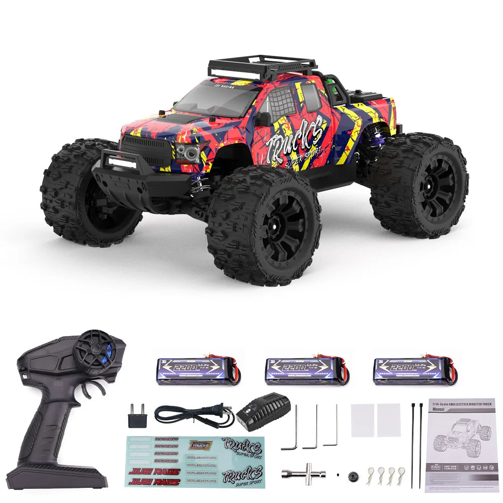 JIUSI PT14R V3 Brushless 4WD Remote Control Racing Truck