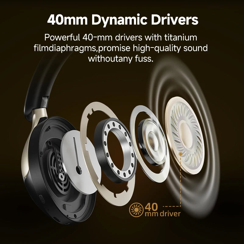 QCY H3 Pro Adaptive ANC Wireless Stereo Headphones Ldac Audio