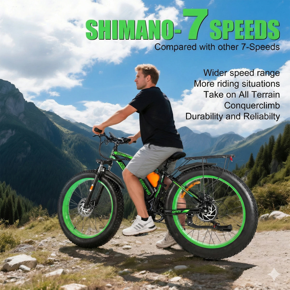 Fat Tire Electric Bike Featuring Powerful Motor And Durable Construction