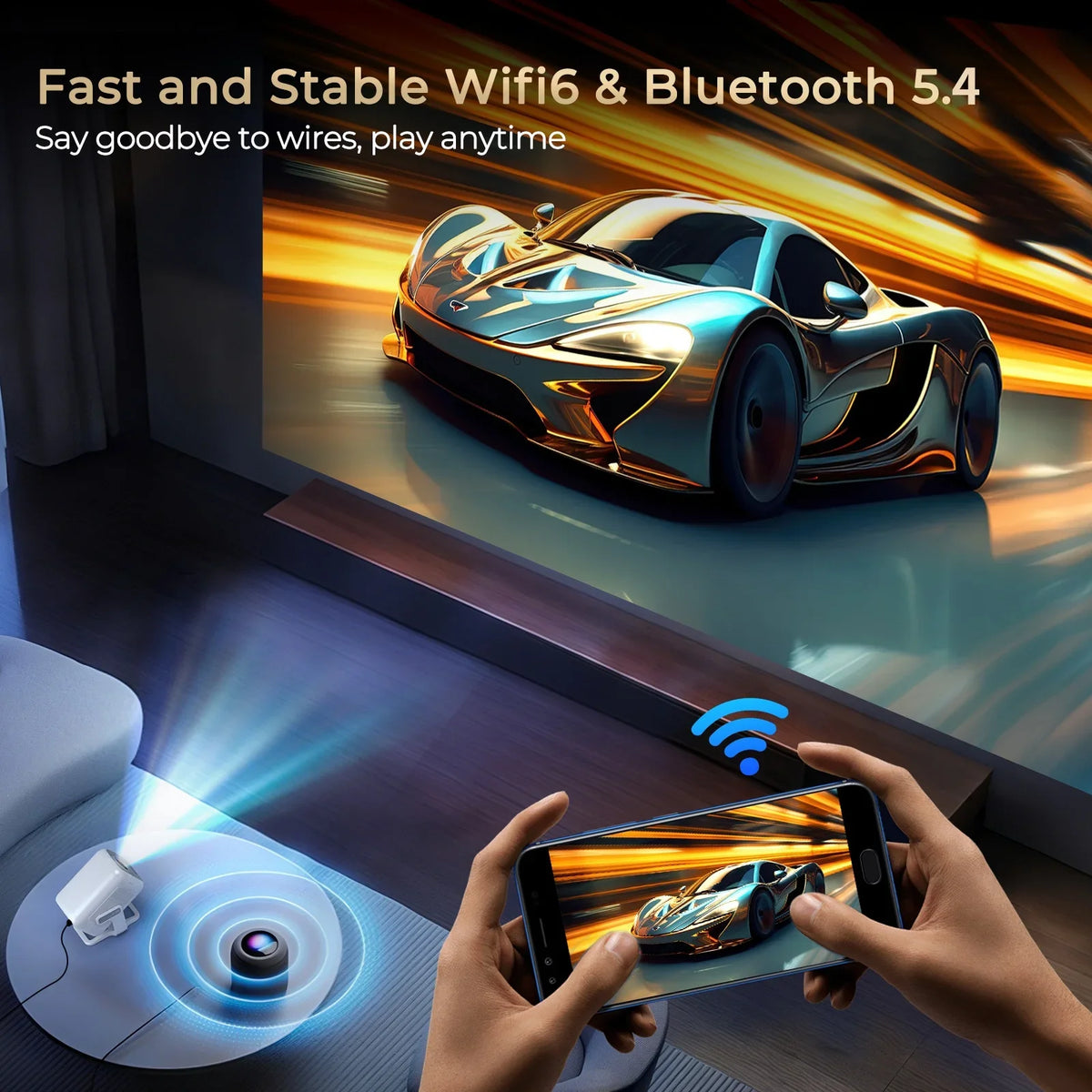 LynCast X3AQ 4K Projector With Auto Focus And Android 14