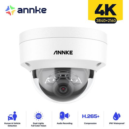 Annke C800 4K PoE Outdoor Security Camera With Dual Smart Lights