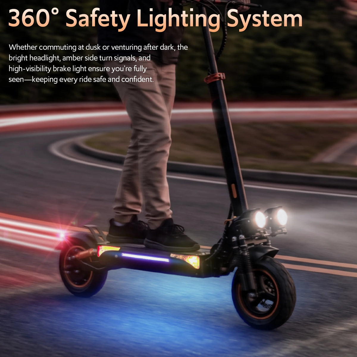 Osboo 1200W Off-Road Electric Scooter 31 Miles All Terrain Range