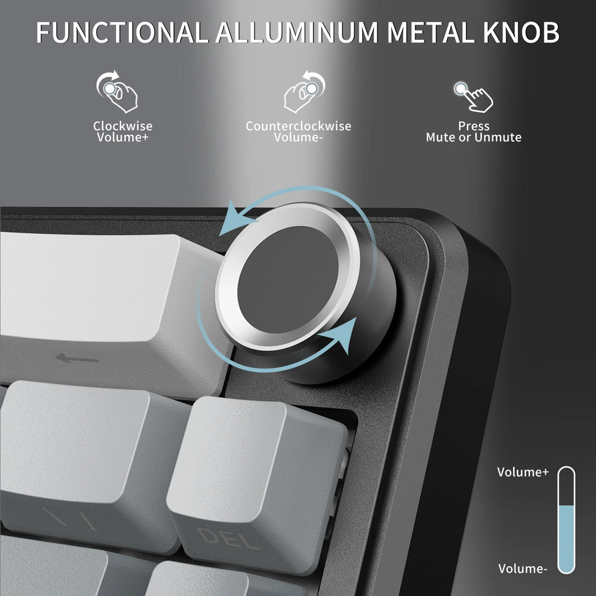 Attack Shark X66 Wireless Mechanical Keyboard With Knob And RGB