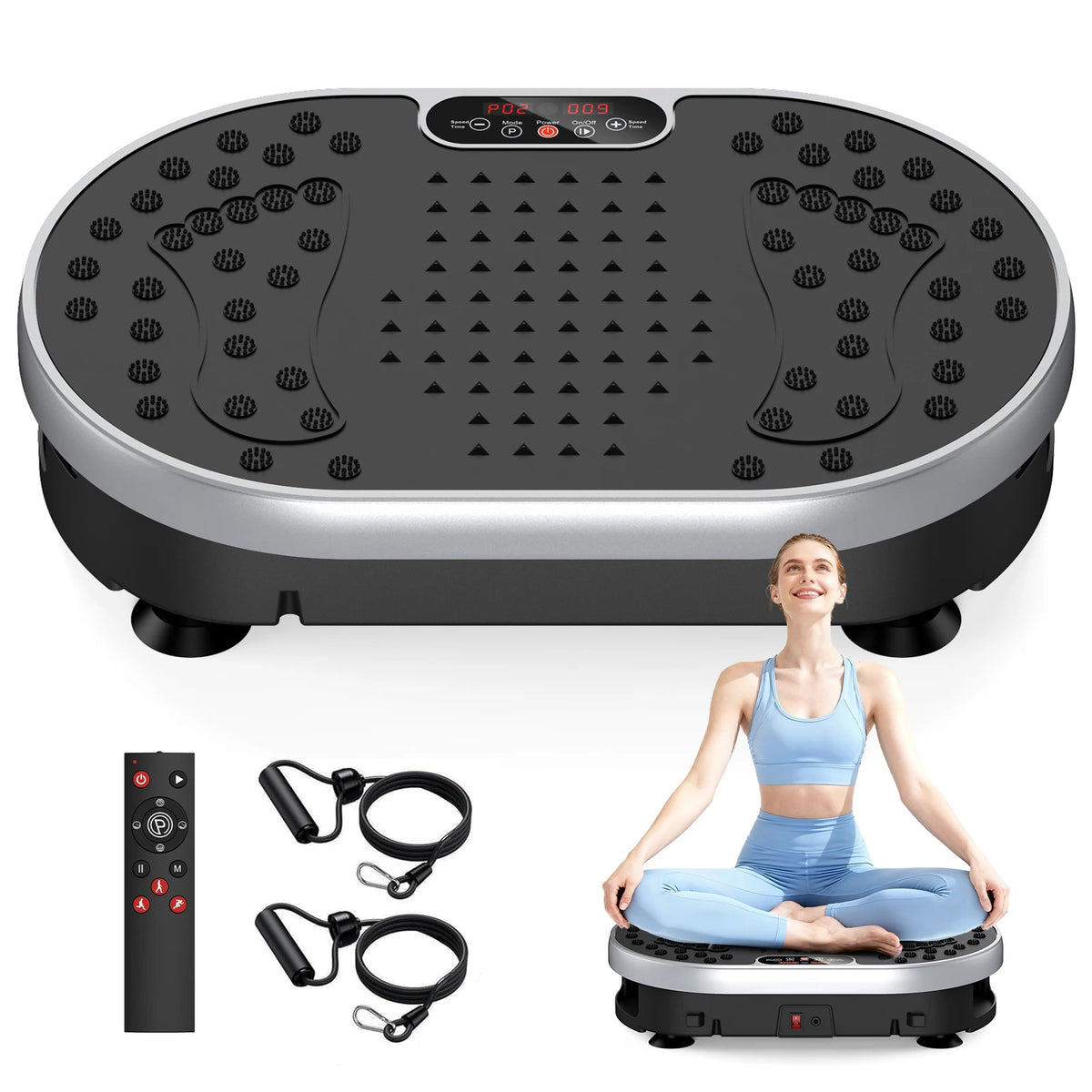 HTM Vibration Plate Exercise Machine With Remote Control
