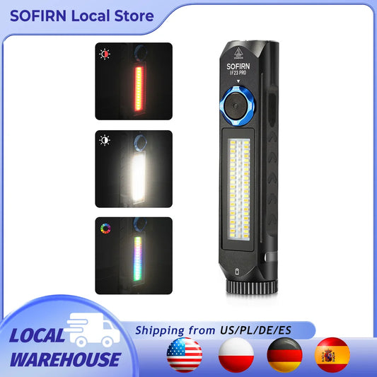 Sofirn IF23 Pro XHP70B Magnetic Rechargeable LED Flashlight