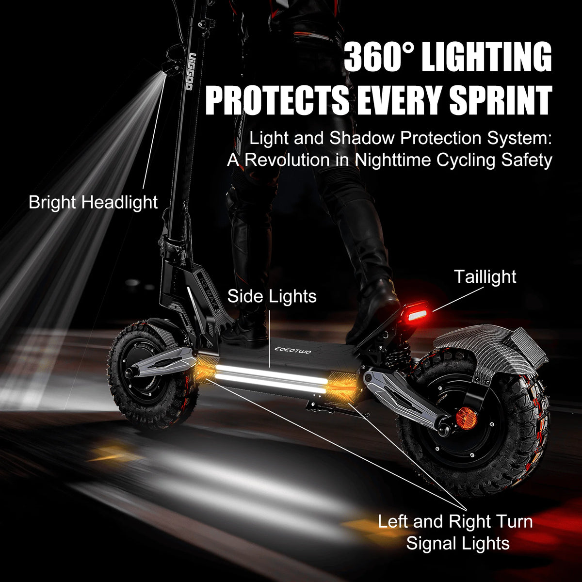 EOEOTWO 4000W Dual Motor Electric Scooter For Adults K2MAX