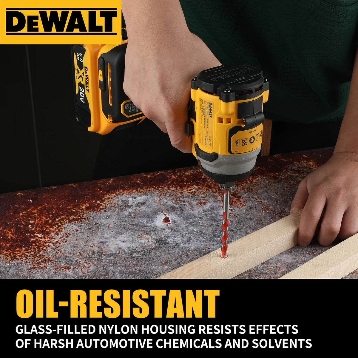 DeWalt DCF850 20V Lithium Ion Cordless Impact Wrench High Torque