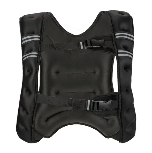 Unisex Adjustable Weighted Vest For Fitness And Training Workouts