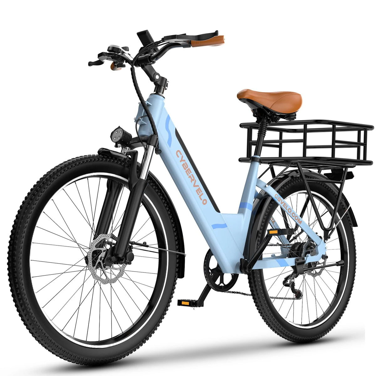 Cybervelo Urban Electric Bike With Detachable Battery And Peak Motor
