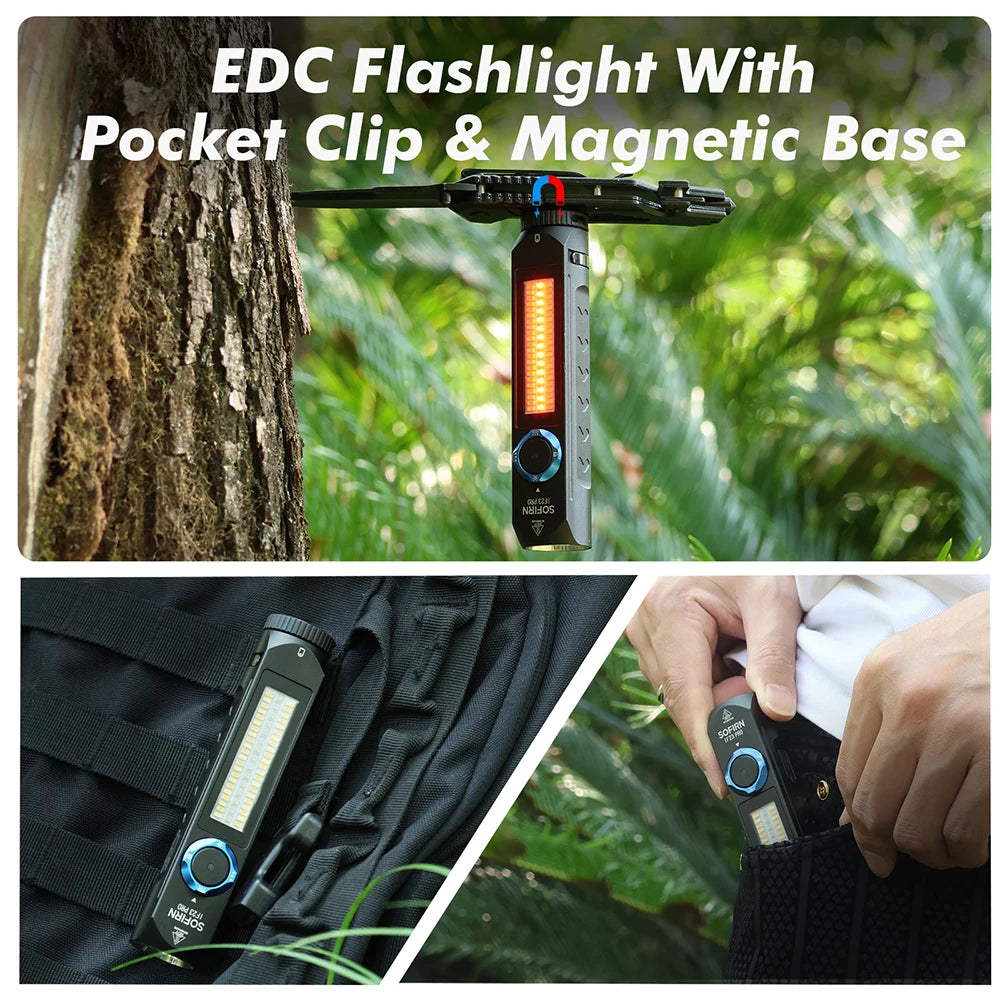 Sofirn IF23 Pro XHP70B Magnetic Rechargeable LED Flashlight