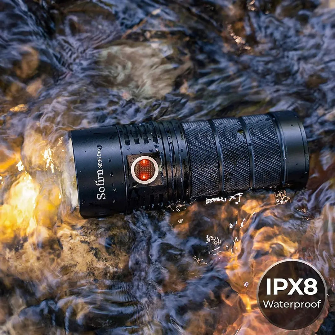 Sofirn SP36 Pro Rechargeable LED Flashlight With Fast Charging