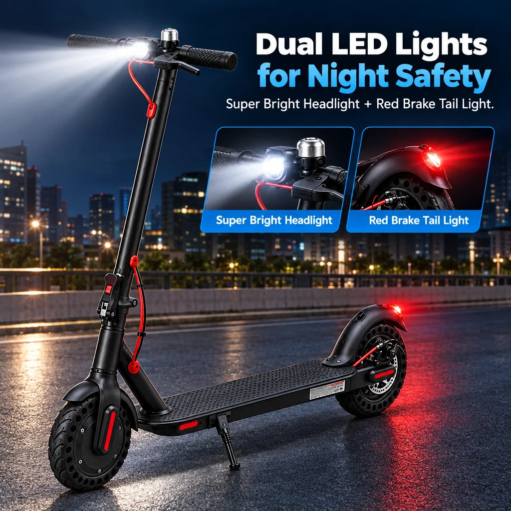 Litpot 350W Foldable Adult Electric Scooter With LED Display