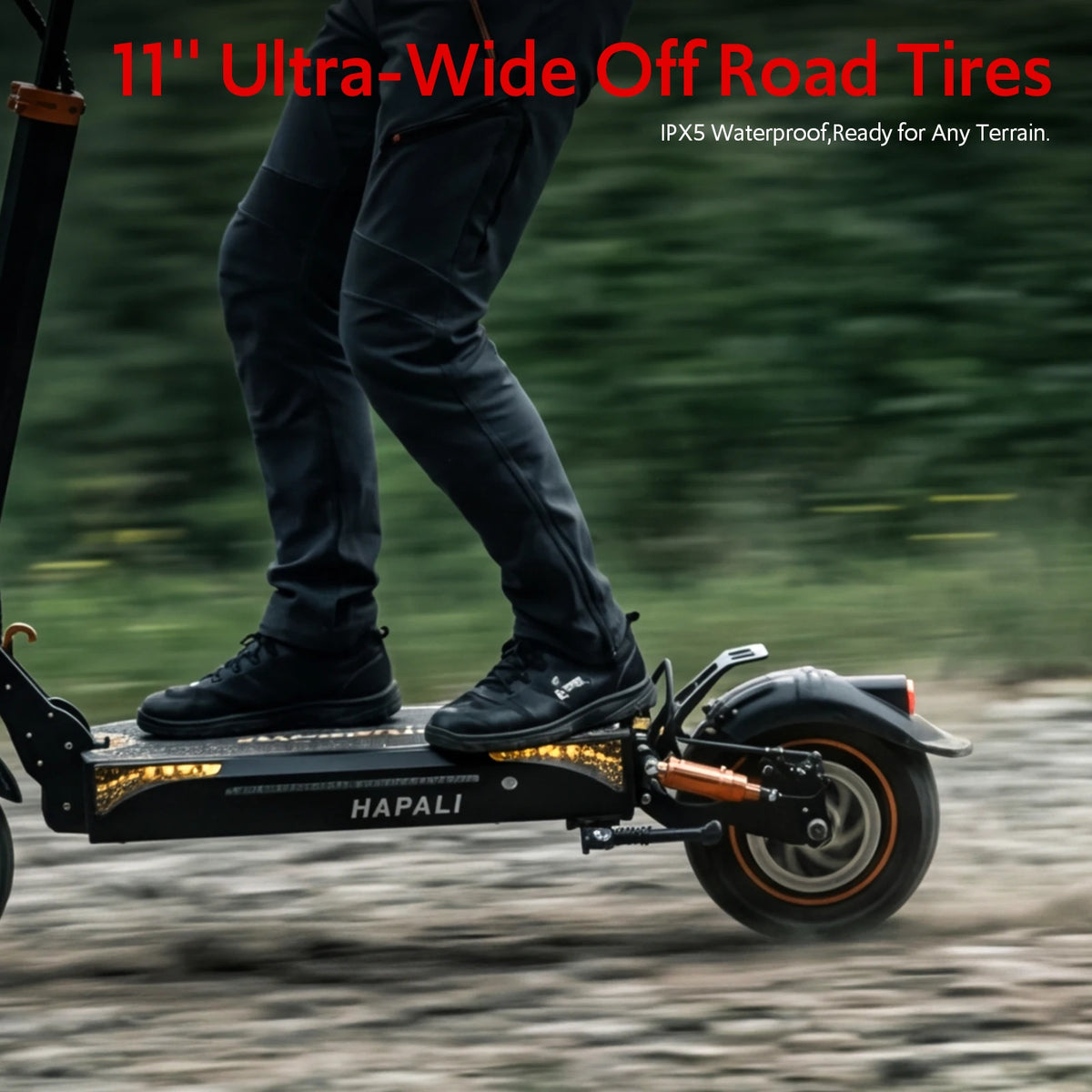 Osboo Off Road Folding Electric Scooter With Dual Suspension
