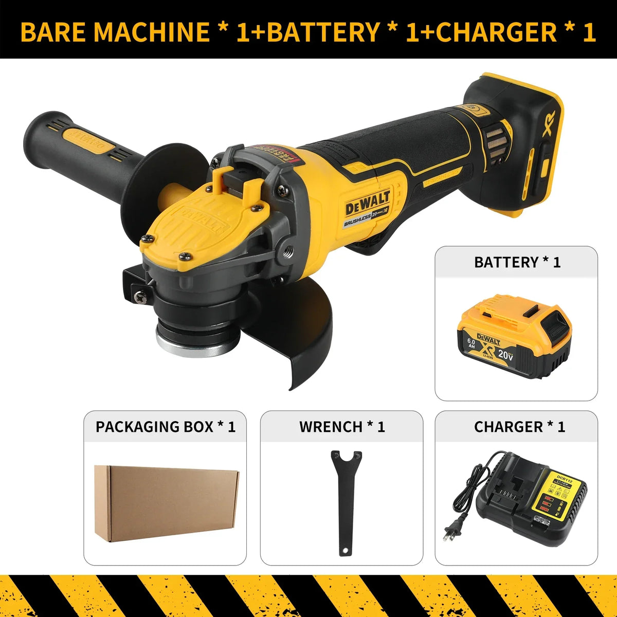 DEWALT DCG416 20V Max Brushless Cordless Power Grinder